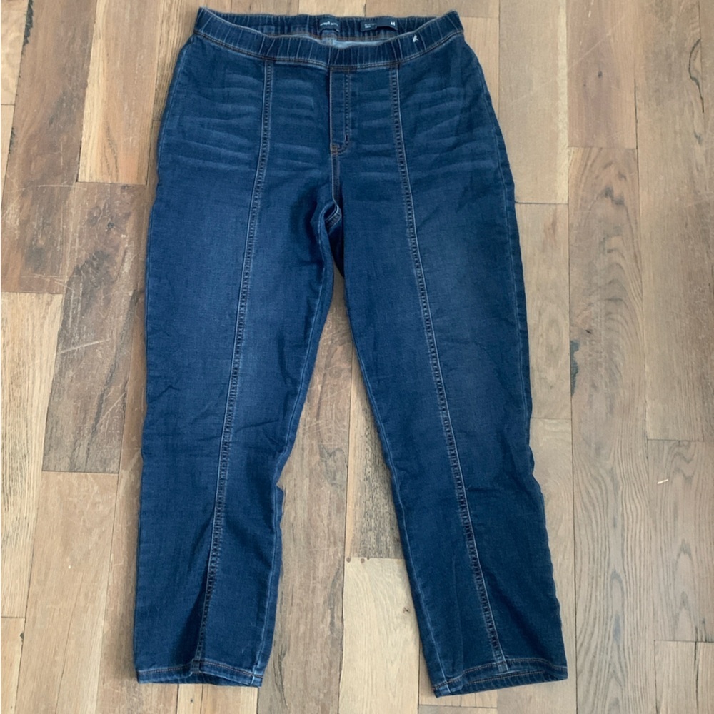 J.Jill Dark Blue Slim Leg Ankle Denim Women's Jeans Size Medium
